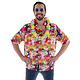 Party Blouse Hawaii Colorful Flowers