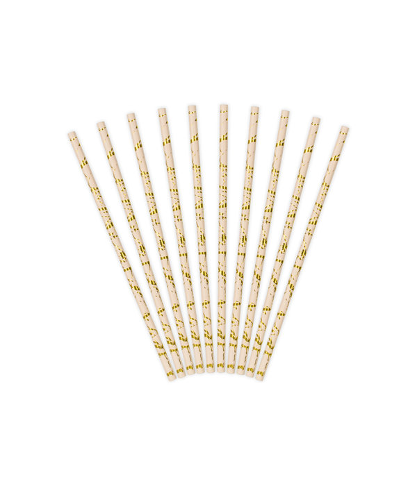 Rietjes Elegant Poederroze Set (10st)