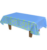 Tafelkleed Blue Tropical Flowers