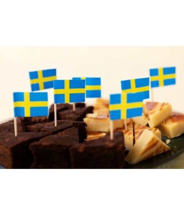 Vlaggenprikkers Zweden (50st)