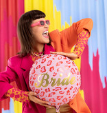 Folieballon Bride Goud Rood Roze 45cm