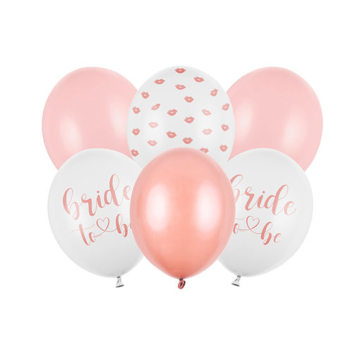 Bride To Be Ballonnen Lovely Mix (6st)