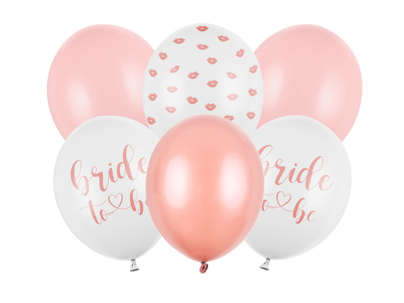 Bride To Be Ballonnen Lovely Mix (6st)