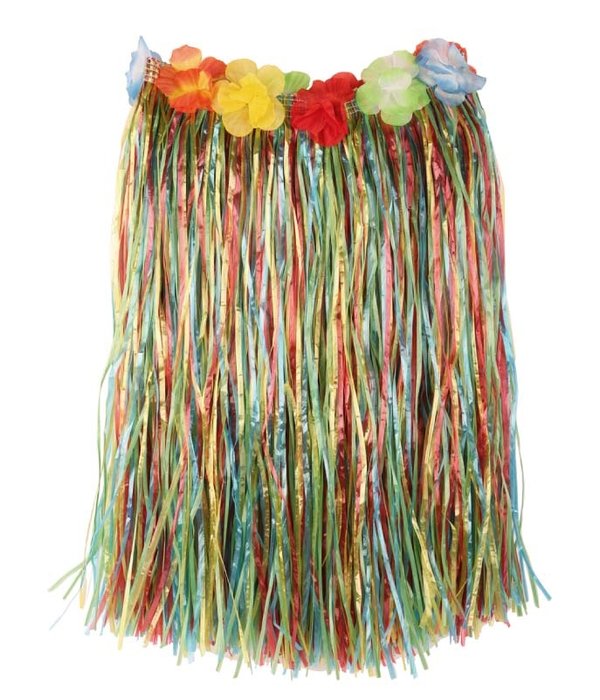 Hawaii rok meerkleurig 50 cm