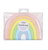 Pastel Iriserende Servetten Regenboog vorm (16st)