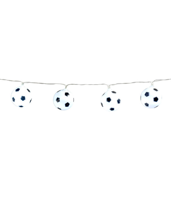 Led-lichtsnoer Voetbal wit (140cm)