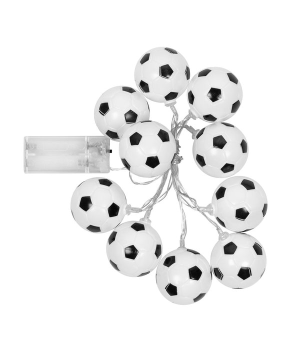 Led-lichtsnoer Voetbal wit (140cm)