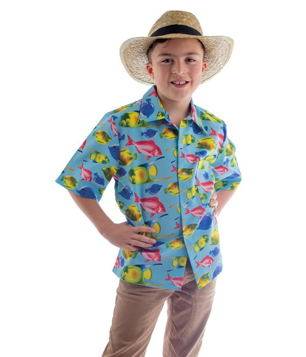 Hawaii Blouse Multikleur Vissen Kind