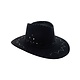 Cowboyhoed zwart kind