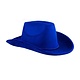 Blauwe Cowboyhoed fluweel Goodwin