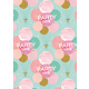 Cadeaupapier Party Time Ballonnen Pink