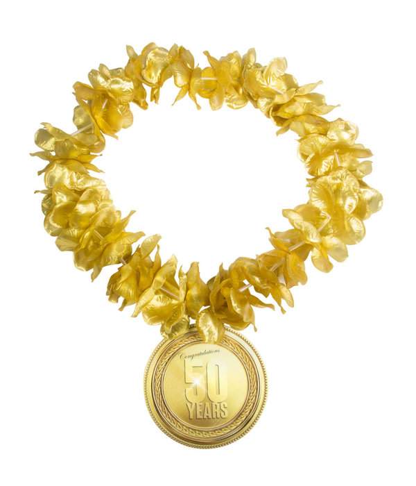 Gouden Hawaii Krans 50 Jaar
