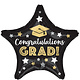 Folieballon Ster Congratulations Grad 43cm