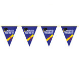 Congrats You Did It Vlaggenlijn blauw (10m)