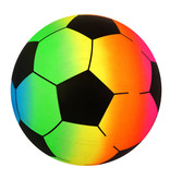 Regenboog voetbal 20cm