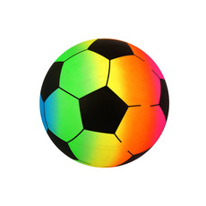 Regenboog voetbal 20cm