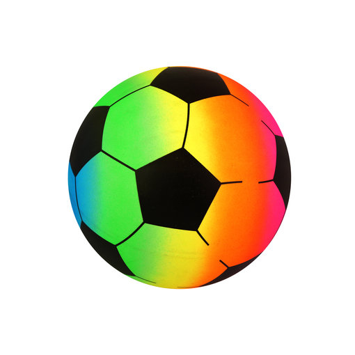 Regenboog voetbal 20cm