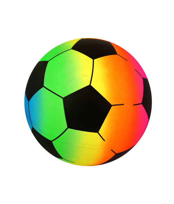 Regenboog voetbal 20cm