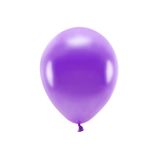 Metallic Ballonnen Violet Premium Organic (10st)