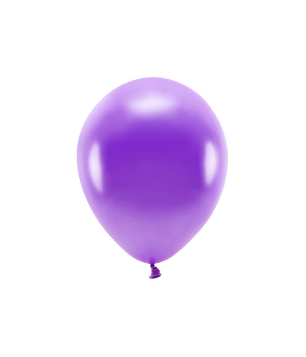 Metallic Ballonnen Violet Premium Organic (10st)