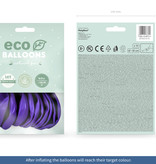 Metallic Ballonnen Violet Premium Organic (10st)