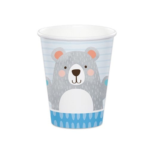 Bekertjes Birthday Bear (8st) afbeelding