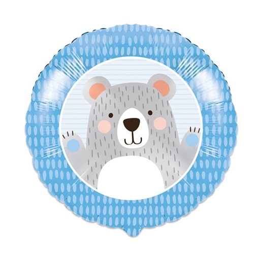 Folieballon Birthday Bear (46cm) afbeelding