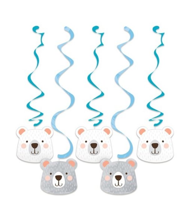 Swirls Birthday Bear (5st)