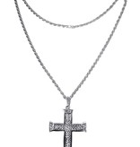 Halsketting Kruis Zilver
