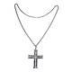 Halsketting Kruis Zilver