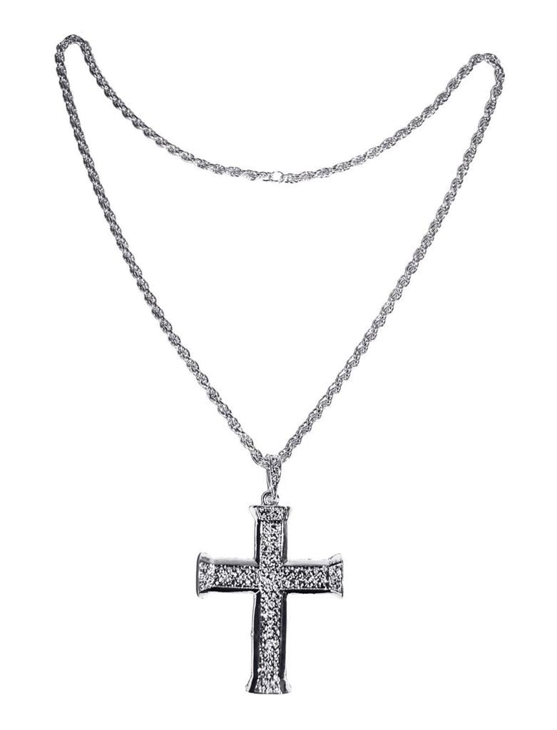 Halsketting Kruis Zilver afbeelding