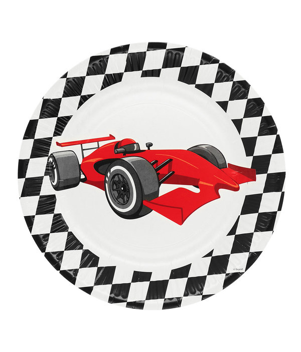 Race Bordjes Met Racewagen (8st)