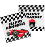 Race Servetten Happy Birthday Racewagen (20st)