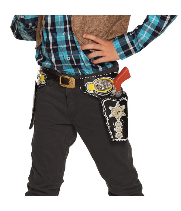 Cowboy Riem Met Dubbele Holsters Kind