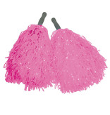Roze Pompom Stick Set (2st)