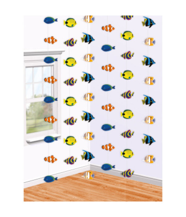 Hangdecoratie Tropical Fish (6st)