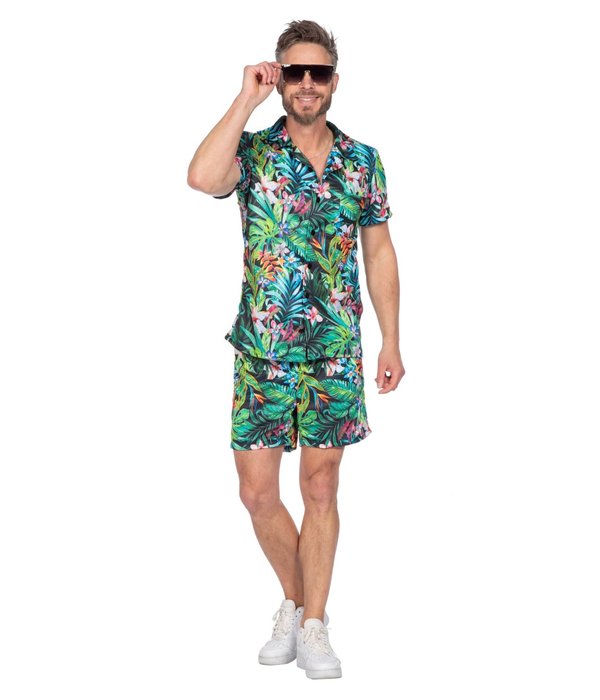 Festival Outfit Hawaii Tropical Heren