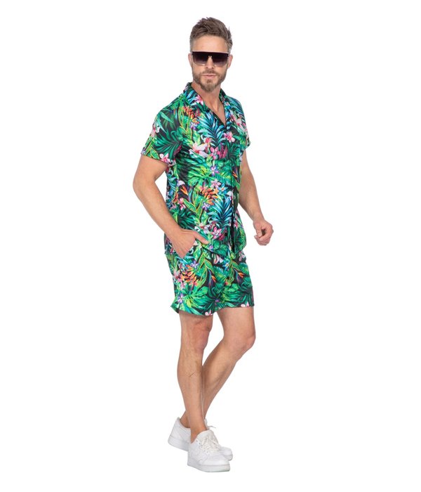 Festival Outfit Hawaii Tropical Heren