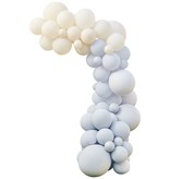 Ballonnen Set Chique Blauw & Crème