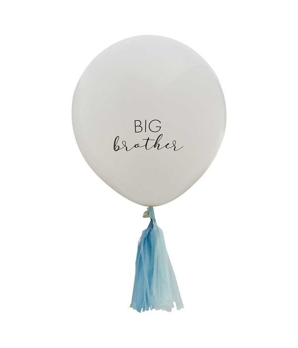 Big Brother Ballon Met Blauwe Tassels