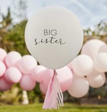 Big Sister Ballon Met Roze Tassels