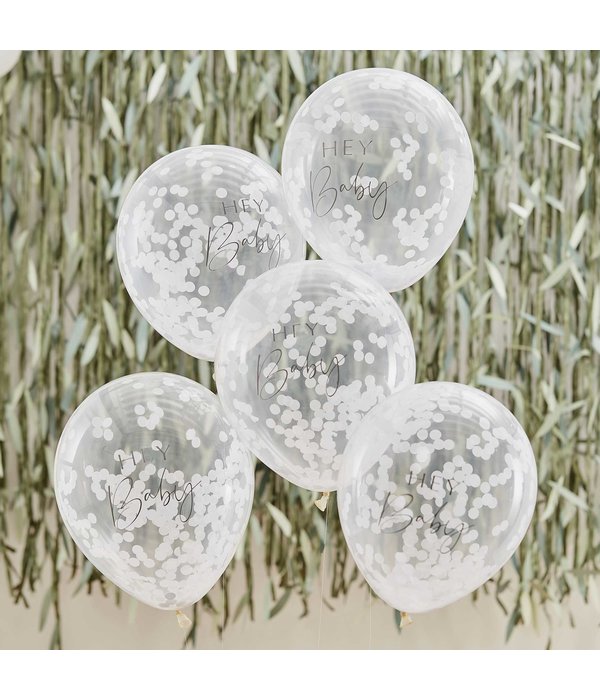 Confetti Ballonnen ''Hey Baby''