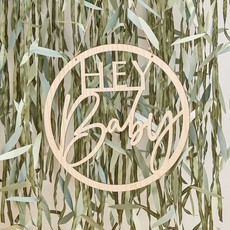 Houten Hanger Geboorte ''Hey Baby''