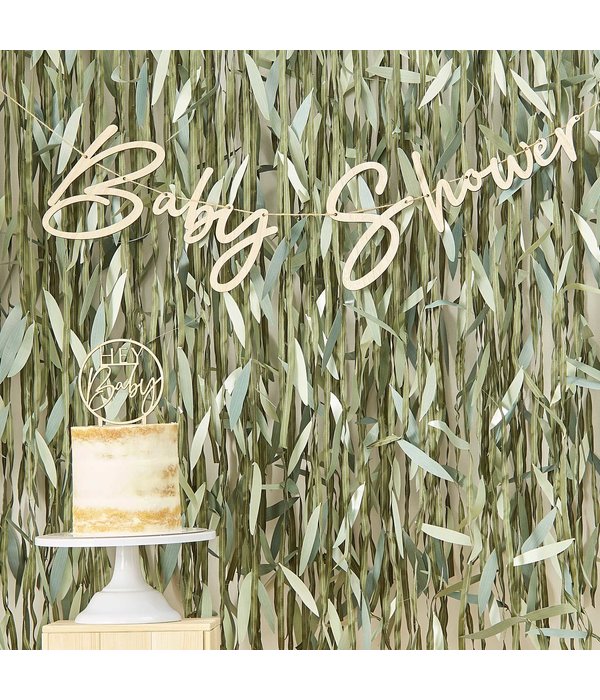 Houten Slinger Decoratie Baby Shower