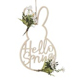 Paaskrans Houten Konijntje Decoratie