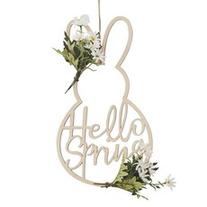 Paaskrans Houten Konijntje Decoratie