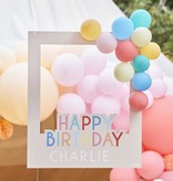 Happy Birthday Photo Frame Met Ballonnen