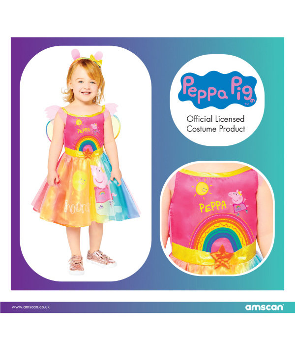 Regenboog Jurk Peppa Pig Kind