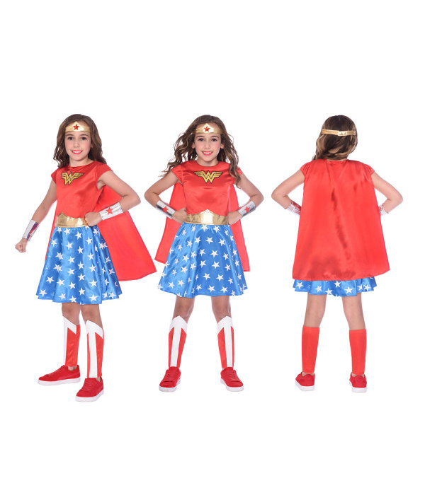Kinderkostuum Wonder Woman 5-delig Official