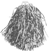 Pompon Ringgreep Zilver